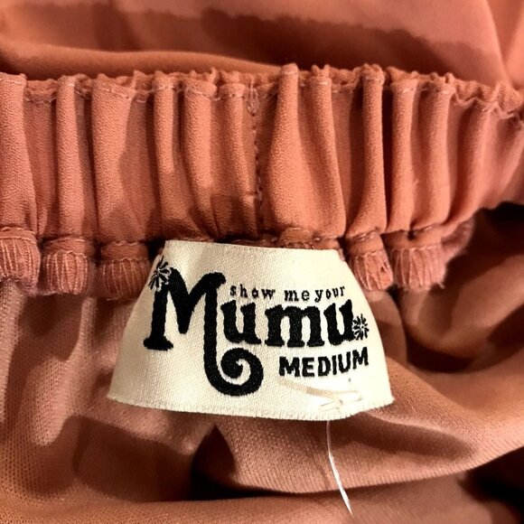 Show Me Your Mumu Luna Halter Dress Rustic Mauve Medium - Picture 8 of 11